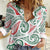 New Zealand Kowhaiwhai Christmas Women Casual Shirt Traditional Maori Koru Pattern - Polynesian Pride