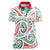 New Zealand Kowhaiwhai Christmas Women Polo Shirt Traditional Maori Koru Pattern - Polynesian Pride