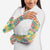 Hawaiian Palaka Arm Sleeves Hibiscus Palm Leaf Pattern - Polynesian Pride