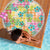Hawaiian Palaka Beach Blanket Hibiscus Palm Leaf Pattern - Polynesian Pride