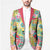 Hawaiian Palaka Blazer Hibiscus Palm Leaf Pattern - Polynesian Pride