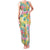 Hawaiian Palaka Family Matching Tank Maxi Dress and Hawaiian Shirt Hibiscus Palm Leaf Pattern - Polynesian Pride