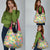 Hawaiian Palaka Grocery Bag Hibiscus Palm Leaf Pattern - Polynesian Pride