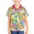 Hawaiian Palaka Kid Hawaiian Shirt Hibiscus Palm Leaf Pattern - Polynesian Pride