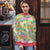 Hawaiian Palaka Ugly Christmas Sweater Hibiscus Palm Leaf Pattern - Polynesian Pride