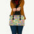 Hawaiian Palaka Leather Bag Hibiscus Palm Leaf Pattern - Polynesian Pride