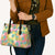 Hawaiian Palaka Leather Bag Hibiscus Palm Leaf Pattern - Polynesian Pride
