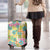 Hawaiian Palaka Luggage Cover Hibiscus Palm Leaf Pattern - Polynesian Pride