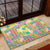 Hawaiian Palaka Rubber Doormat Hibiscus Palm Leaf Pattern - Polynesian Pride