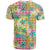 Hawaiian Palaka T Shirt Hibiscus Palm Leaf Pattern - Polynesian Pride