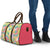 Hawaiian Palaka Travel Bag Hibiscus Palm Leaf Pattern - Polynesian Pride