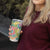 Hawaiian Palaka Tumbler Cup Hibiscus Palm Leaf Pattern - Polynesian Pride