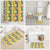 Hawaiian Palaka Bathroom Set Hibiscus Pineapple Lei - Polynesian Pride