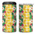 Hawaiian Palaka 4 in 1 Can Cooler Tumbler Hibiscus Pineapple Lei - Polynesian Pride