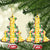 Hawaiian Palaka Ceramic Ornament Hibiscus Pineapple Lei - Polynesian Pride