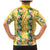 Hawaiian Palaka Family Matching Mermaid Dress and Hawaiian Shirt Hibiscus Pineapple Lei - Polynesian Pride