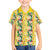 Hawaiian Palaka Family Matching Off The Shoulder Long Sleeve Dress and Hawaiian Shirt Hibiscus Pineapple Lei - Polynesian Pride