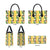 Hawaiian Palaka Leather Bag Hibiscus Pineapple Lei - Polynesian Pride