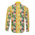 Hawaiian Palaka Long Sleeve Button Shirt Hibiscus Pineapple Lei - Polynesian Pride