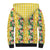Hawaiian Palaka Sherpa Hoodie Hibiscus Pineapple Lei - Polynesian Pride