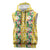 Hawaiian Palaka Sleeveless Hoodie Hibiscus Pineapple Lei - Polynesian Pride
