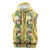Hawaiian Palaka Sleeveless Zip Hoodie Hibiscus Pineapple Lei - Polynesian Pride