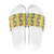 Hawaiian Palaka Slide Sandals Hibiscus Pineapple Lei - Polynesian Pride