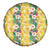 Hawaiian Palaka Spare Tire Cover Hibiscus Pineapple Lei - Polynesian Pride