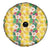 Hawaiian Palaka Spare Tire Cover Hibiscus Pineapple Lei - Polynesian Pride