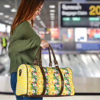 Hawaiian Palaka Travel Bag Hibiscus Pineapple Lei - Polynesian Pride