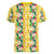 Hawaiian Palaka Women V-Neck T-Shirt Hibiscus Pineapple Lei - Polynesian Pride