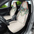 Brown Hawaiian Palaka Car Seat Cover Kukui Nut Money Lei - Polynesian Pride