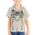 Brown Hawaiian Palaka Family Matching Long Sleeve Bodycon Dress and Hawaiian Shirt Kukui Nut Money Lei - Polynesian Pride