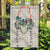 Brown Hawaiian Palaka Garden Flag Kukui Nut Money Lei - Polynesian Pride