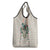 Brown Hawaiian Palaka Grocery Bag Kukui Nut Money Lei - Polynesian Pride