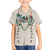 Brown Hawaiian Palaka Hawaiian Shirt Kukui Nut Money Lei - Polynesian Pride