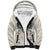 Brown Hawaiian Palaka Sherpa Hoodie Kukui Nut Money Lei - Polynesian Pride