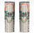Brown Hawaiian Palaka Skinny Tumbler Kukui Nut Money Lei - Polynesian Pride