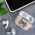 Peach Hawaiian Palaka AirPods Case Kukui Nut Money Lei - Polynesian Pride