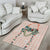 Peach Hawaiian Palaka Area Rug Kukui Nut Money Lei - Polynesian Pride
