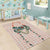 Peach Hawaiian Palaka Area Rug Kukui Nut Money Lei - Polynesian Pride