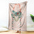 Peach Hawaiian Palaka Blanket Kukui Nut Money Lei - Polynesian Pride