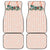 Peach Hawaiian Palaka Car Mats Kukui Nut Money Lei - Polynesian Pride