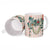 Peach Hawaiian Palaka Ceramic Mug Kukui Nut Money Lei - Polynesian Pride