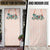 Peach Hawaiian Palaka Door Cover Kukui Nut Money Lei - Polynesian Pride