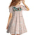 Peach Hawaiian Palaka Kid Short Sleeve Dress Kukui Nut Money Lei - Polynesian Pride