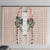 Peach Hawaiian Palaka Window Curtain Kukui Nut Money Lei - Polynesian Pride