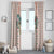 Peach Hawaiian Palaka Window Curtain Kukui Nut Money Lei - Polynesian Pride
