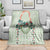 Sage Green Hawaiian Palaka Blanket Kukui Nut Money Lei - Polynesian Pride