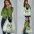 Sage Green Hawaiian Palaka Grocery Bag Kukui Nut Money Lei - Polynesian Pride